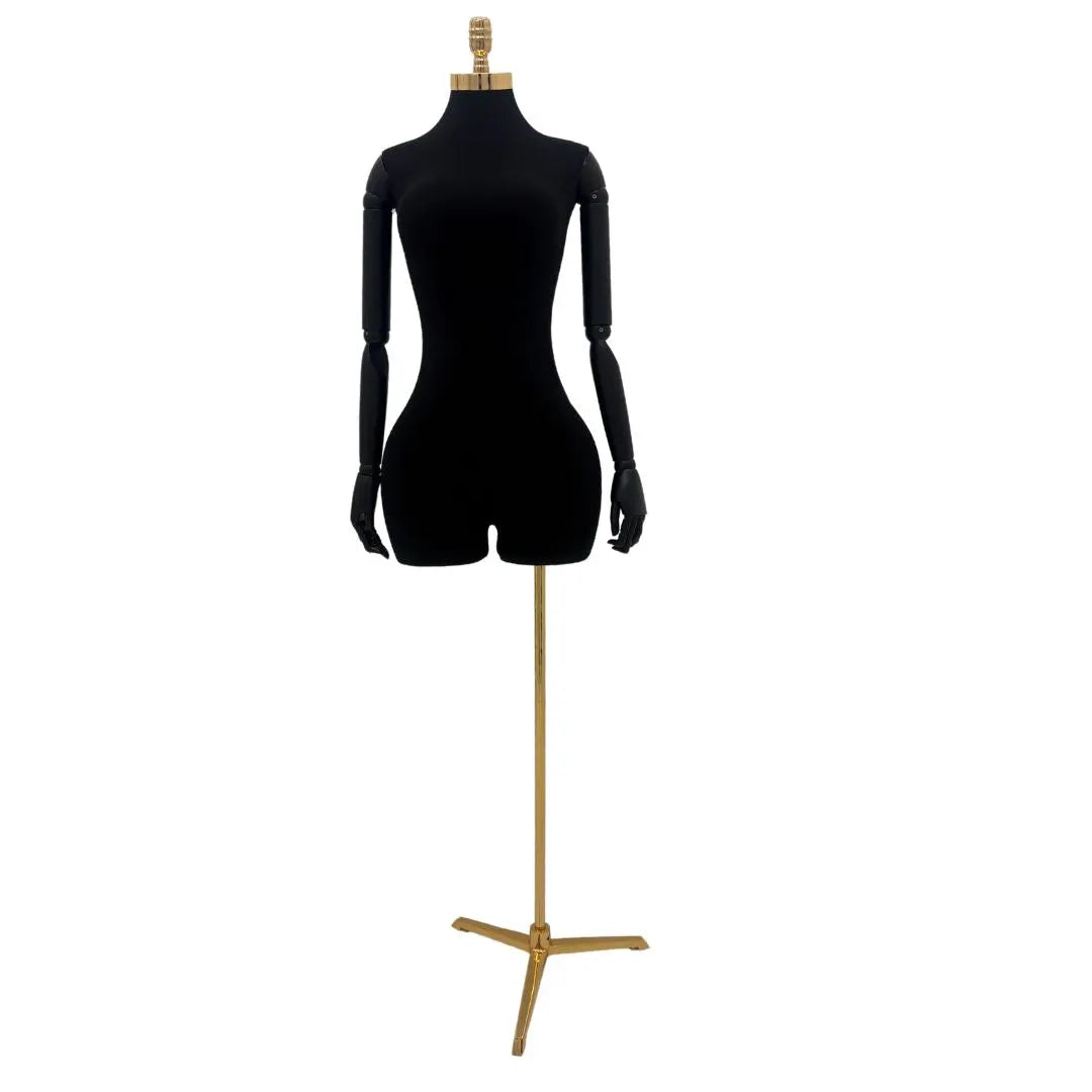 Body Form High Def BFF‑957ARM/LN Super Voluptuous Body Forms with Gold Chrome Head – New ...