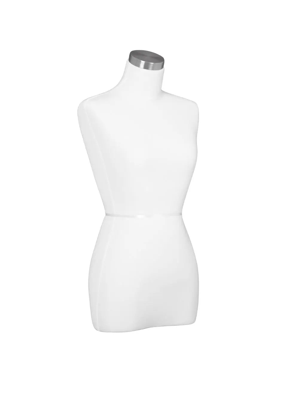 Female Body Form with Chrome Neck (BFF‑XG1 WH) – Retail Display Torso ...