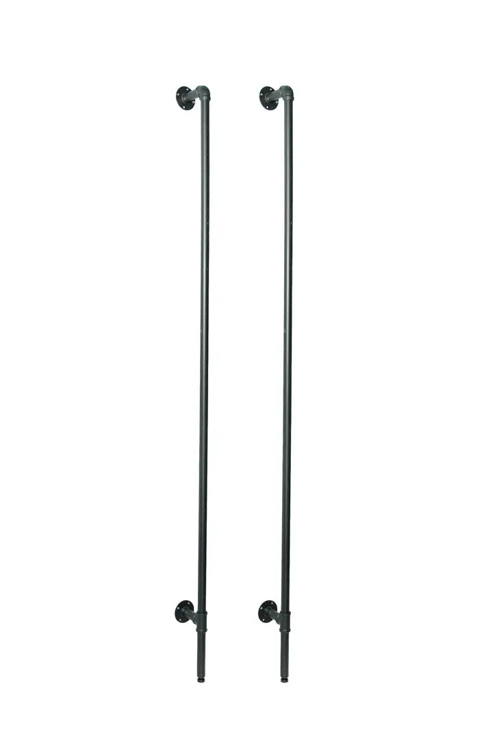 Industrial Pipe Wall Rack Set IND‑KF5/INDBK – Heavy‑Duty Upright ...