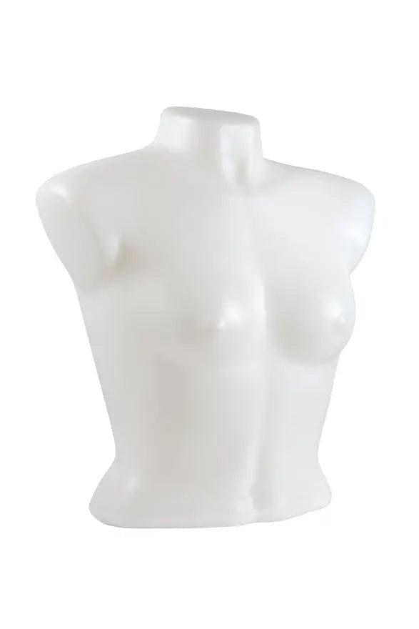 Plastic Upper Body Torso Form – Mannequin Display – New Tech Display