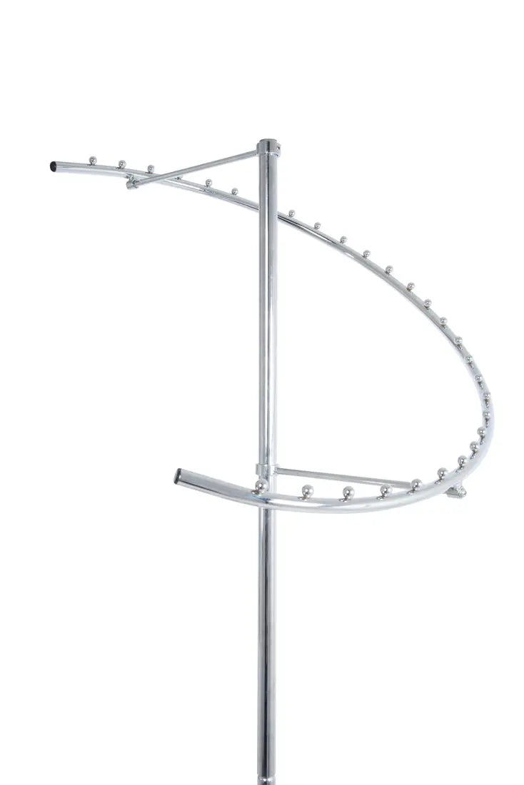 R‑29/CR Spiral Rack – Chrome Clothing Display Rack | New Tech Display